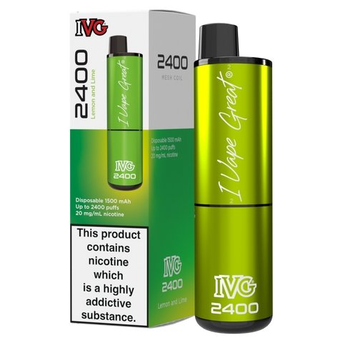 IVG 2400 Disposable Vape Box of 5 - Vaper Wholesale