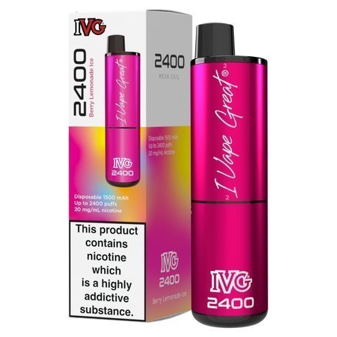 IVG 2400 Disposable Vape Box of 5 - Vaper Wholesale