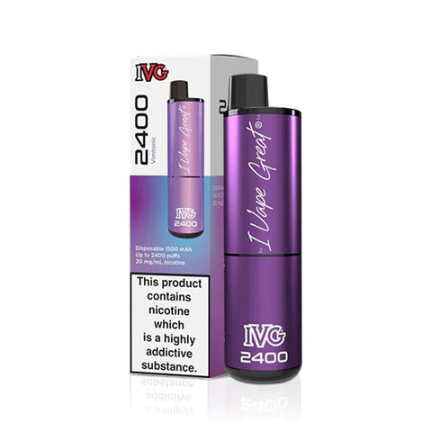 IVG 2400 Disposable Vape Box of 5 - Vaper Wholesale