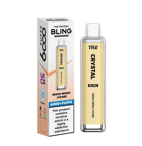 The Crystal Bling 6000 Puffs Disposable Vape - Box of 10 - Vaper Wholesale