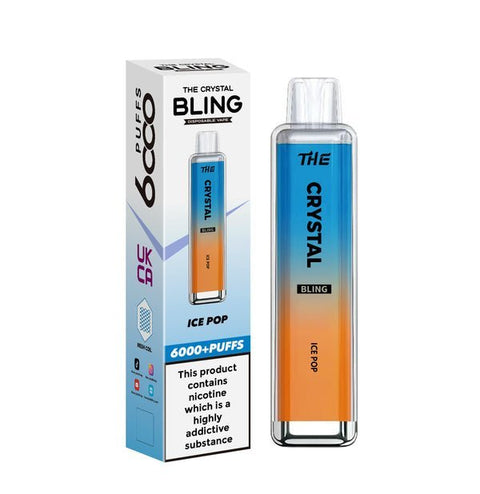 The Crystal Bling 6000 Puffs Disposable Vape - Box of 10 - Vaper Wholesale